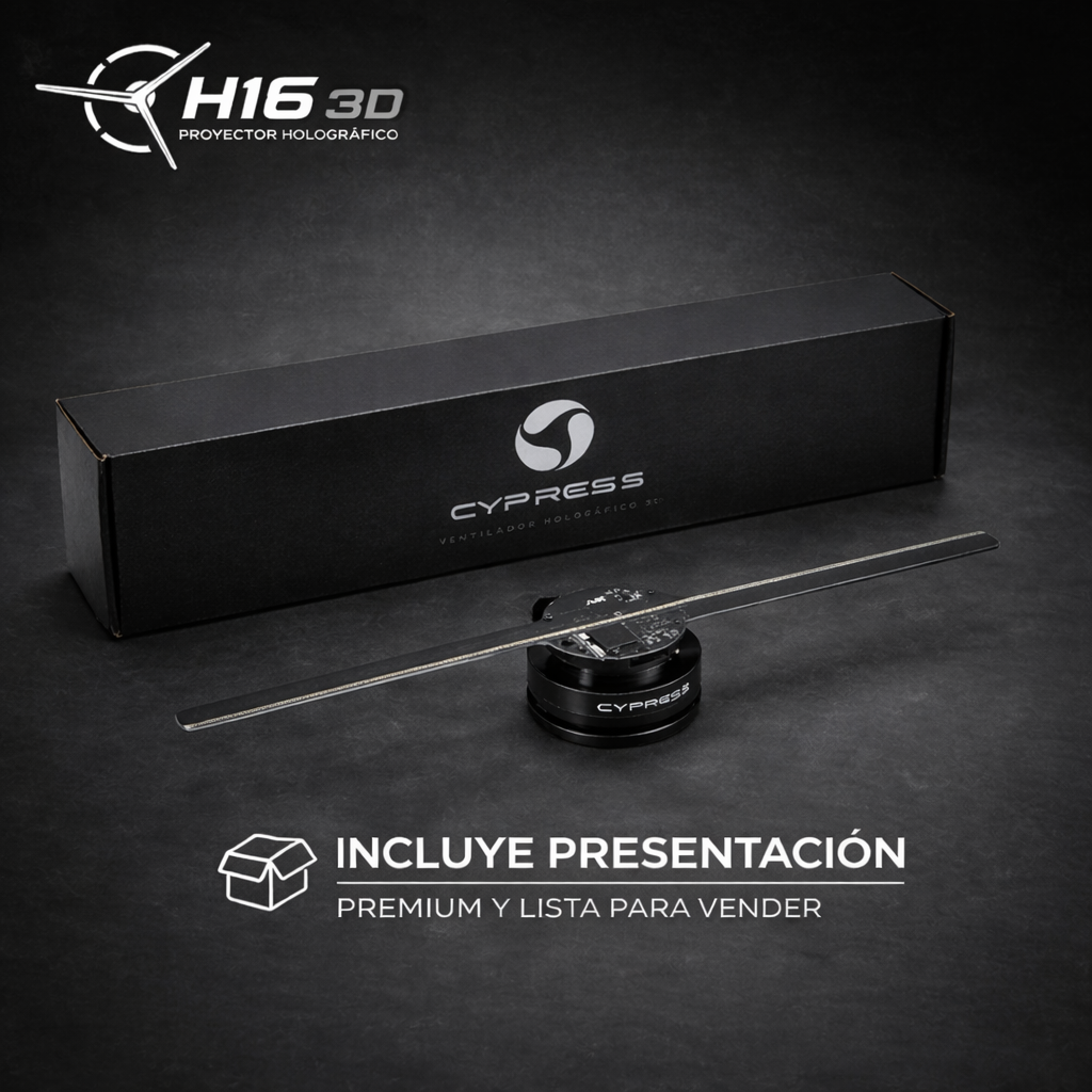 H16 3D PROYECTOR HOLOGRÁFICO